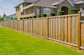 Wood fence installation