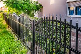 Iron fence installation